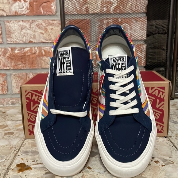 Vans Sk8-Low Reissue S Retro Stripes Dress blue - Picture 3 of 9